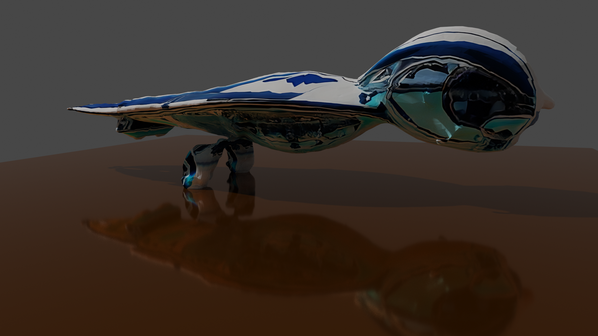 Scarab Drone; AI envisioned and modeled